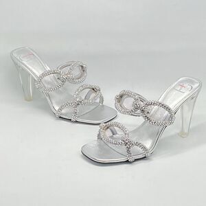 Valentino Garavani Chain 1967 embellished heel sandals size 36.5